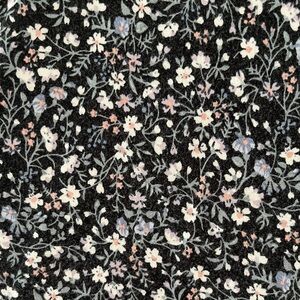 Black Floral Spaghetti-Strap Maxi Dress